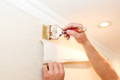 Pose de papier peint à Molain — revêtements muraux et toiles de verre